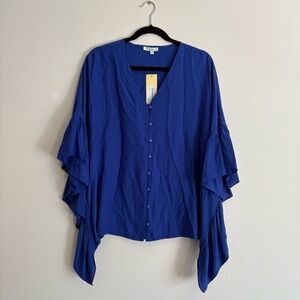 Jade Melody Tam shirt, women’s size M/L, royal blue